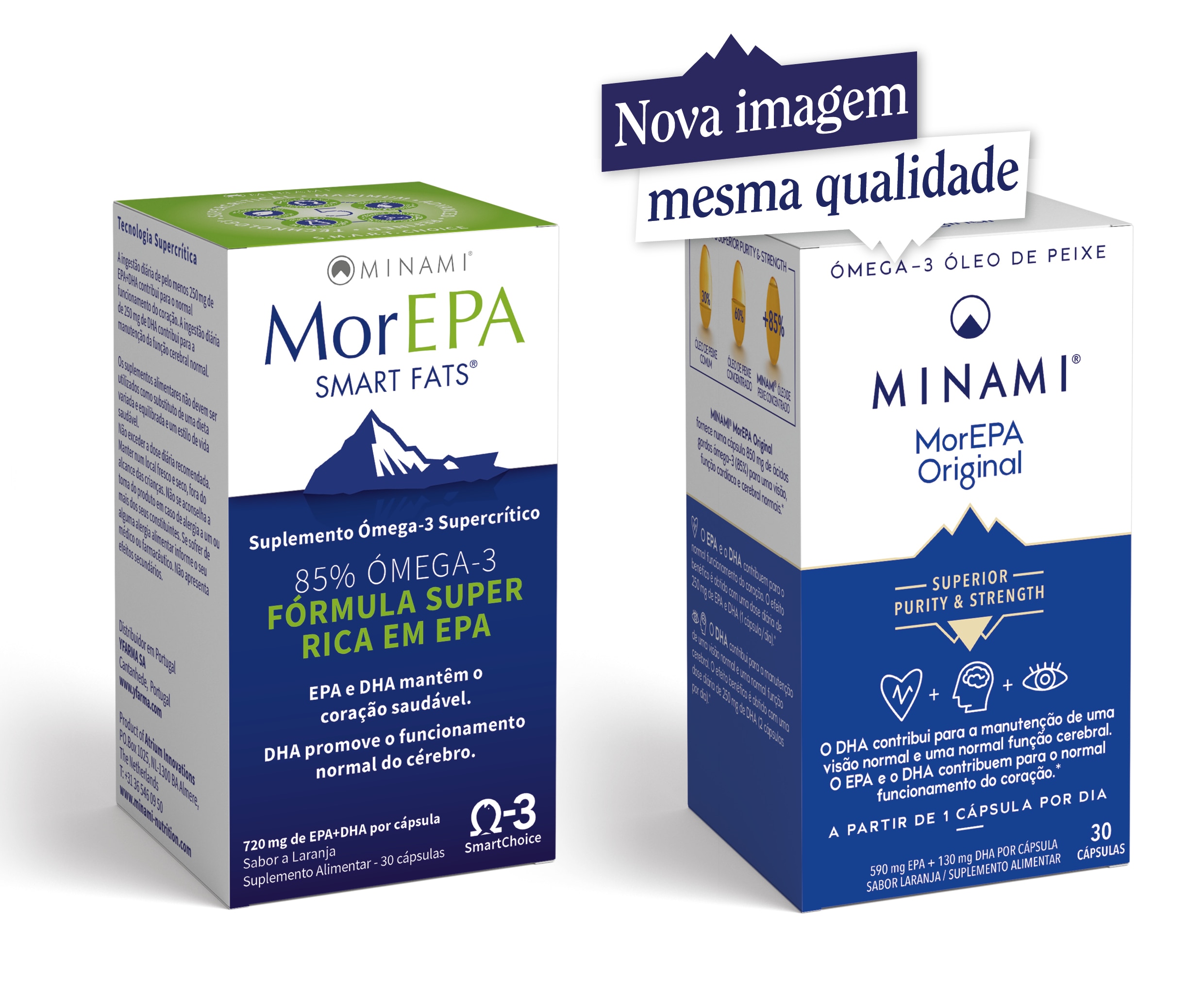 Nova imagem do Minami MorEPA Original ómega-3