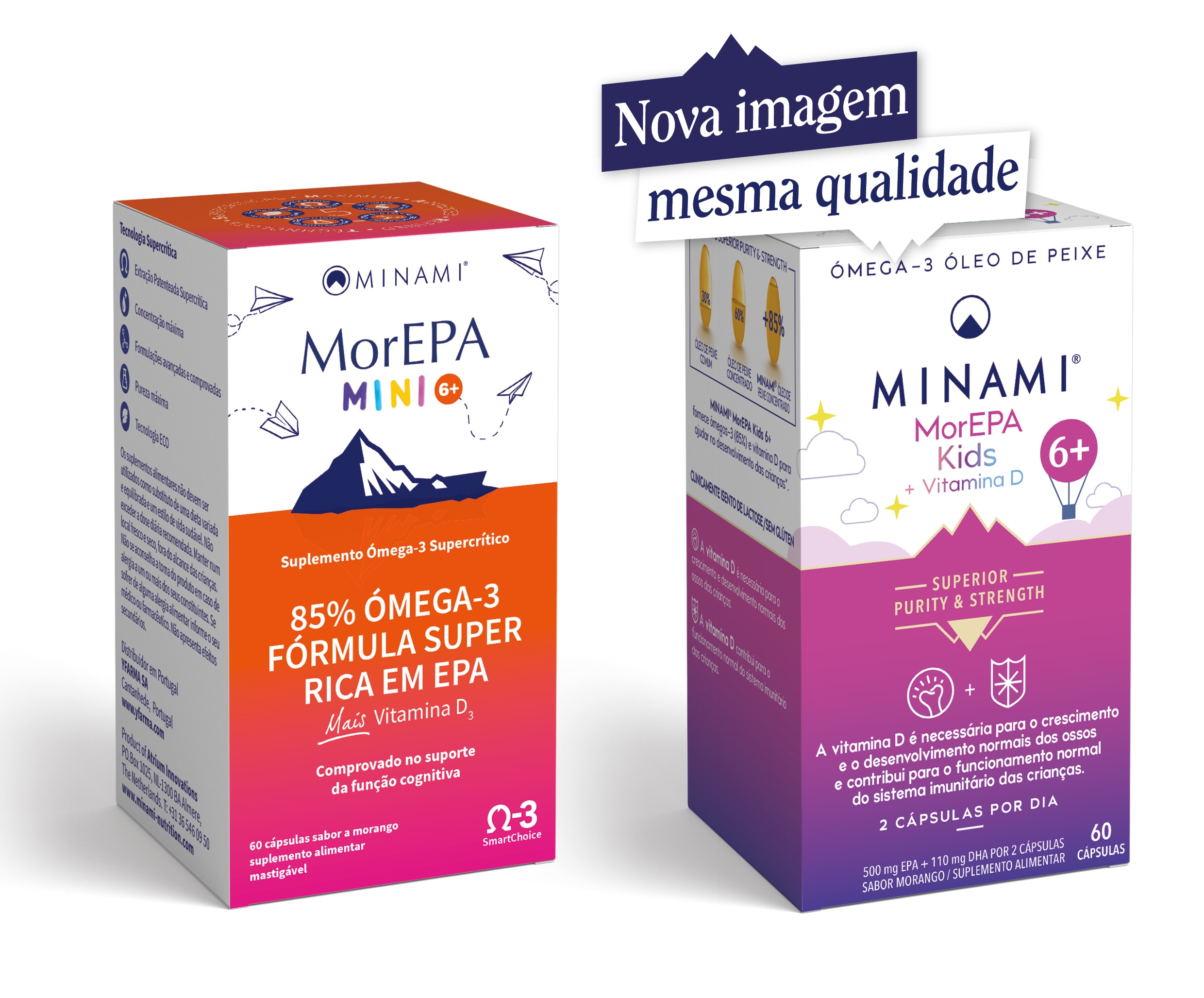 Nova imagem do Minami MorEPA Kids Vitamina D